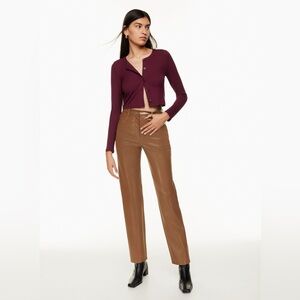 Aritzia Wilfred “Melina” Vegan Leather Pant